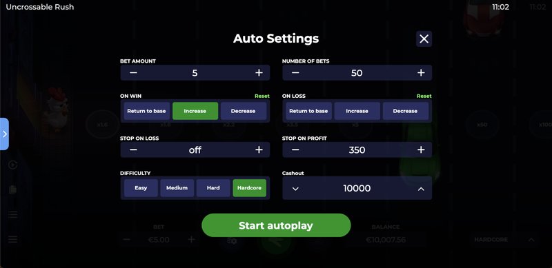 Descubre el Inquietante Juego de Azar de Uncrossable Rush en España